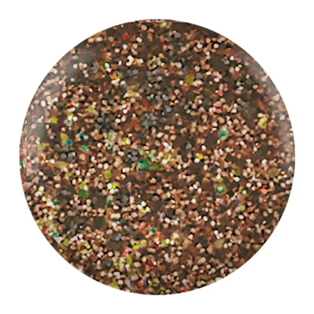 DND Gel Nail Polish Duo - 624 Gold Colors - Cosmic Dust - Image 2