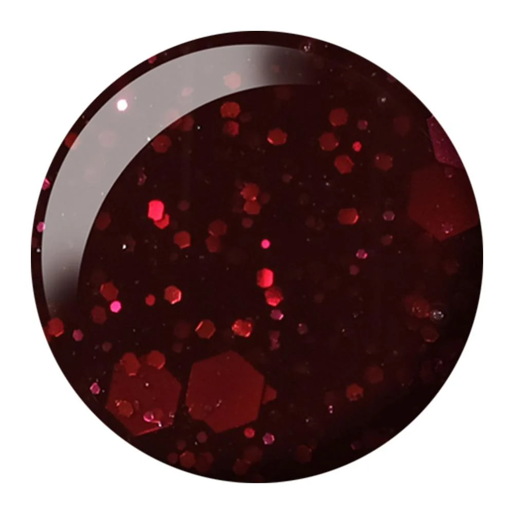 DND Gel Nail Polish Duo - 767 Red Colors - Sparkling Shine - Image 2