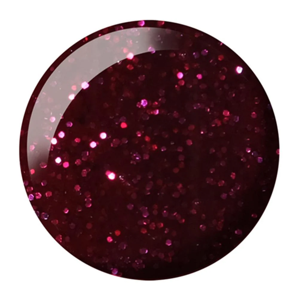DND Gel Nail Polish Duo - 768 Pink Colors - Metallica Plum - Image 2