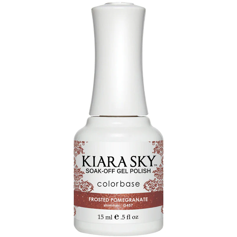 Kiara Sky Gel Polish - FROSTED POMEGRANATE