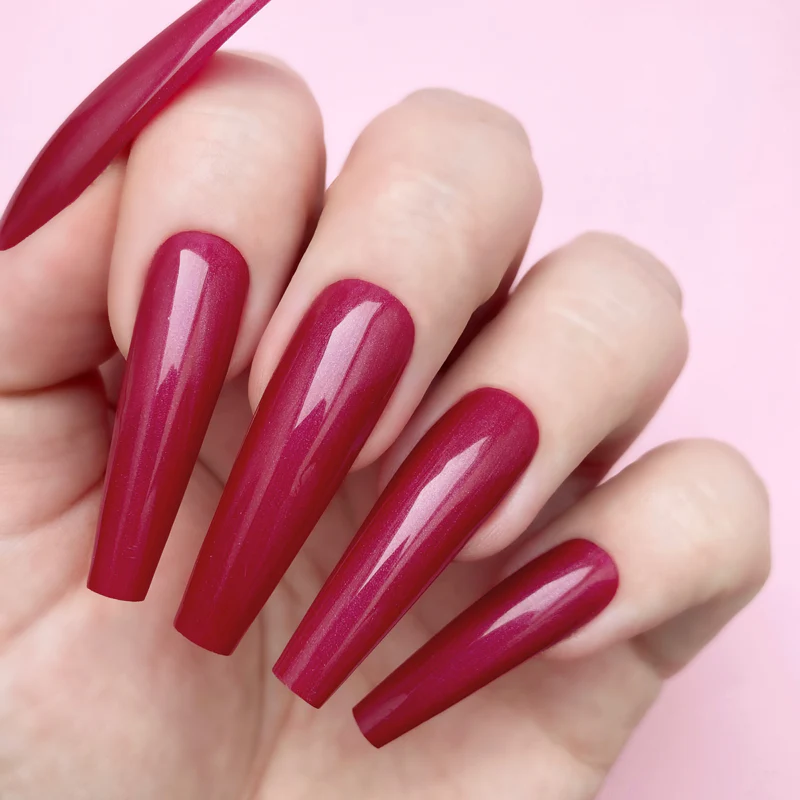 Kiara Sky Gel Polish - Frosted Wine - Image 2