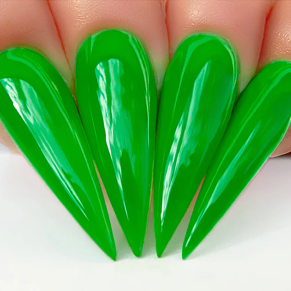 Kiara Sky Gel Nail Polish Duo - 448 Green Neon Colors - Green With Envy - Image 3