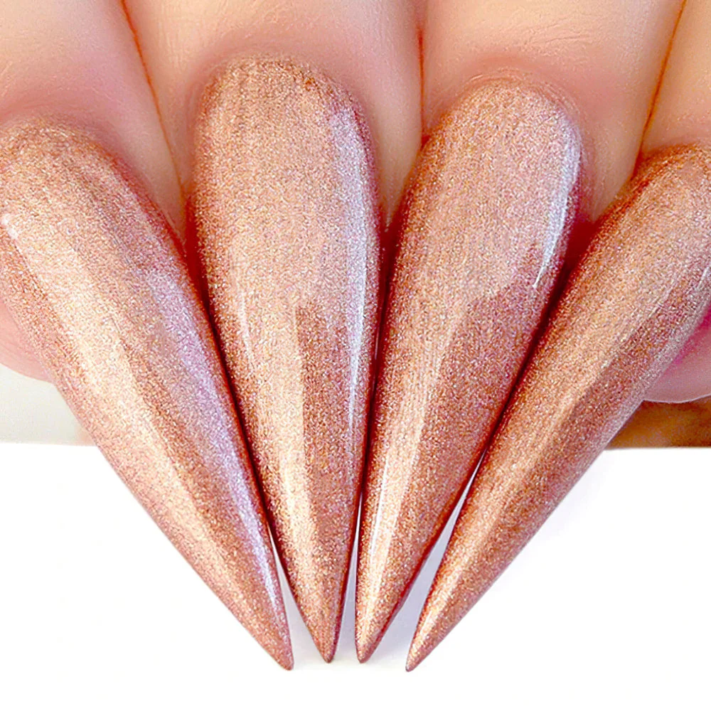 Kiara Sky Gel Nail Polish Duo - 470 Brown Colors - Cooper Out - Image 3