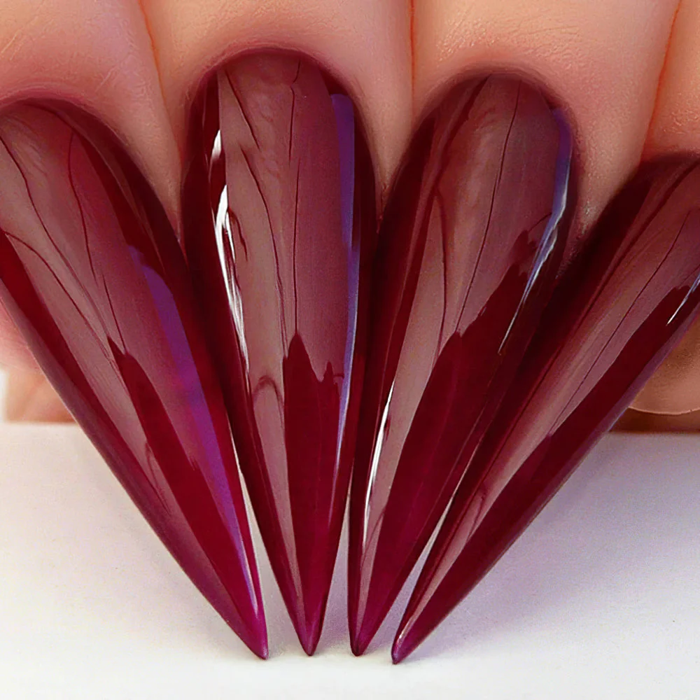 Kiara Sky Gel Nail Polish Duo - 485 Red Colors - PlumIt Up - Image 3