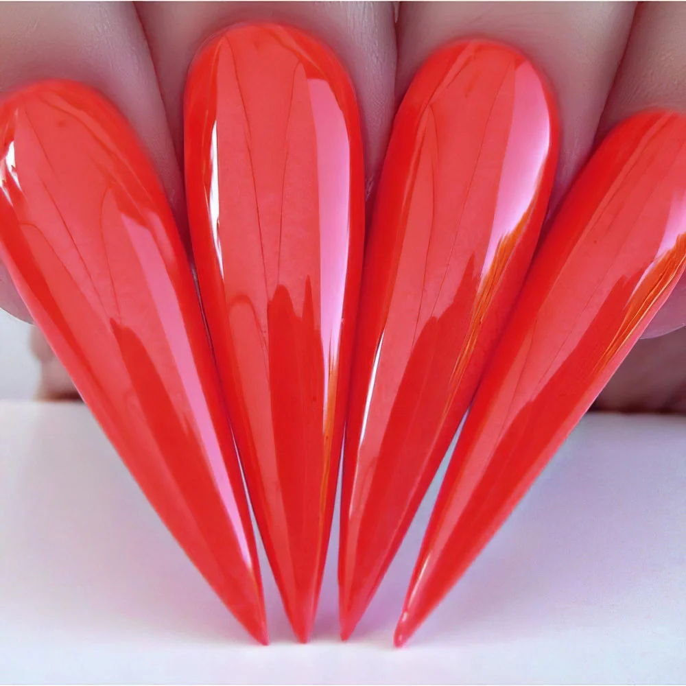 Kiara Sky Gel Nail Polish Duo - 562 Pink Neon Colors - Peach A Roo - Image 3