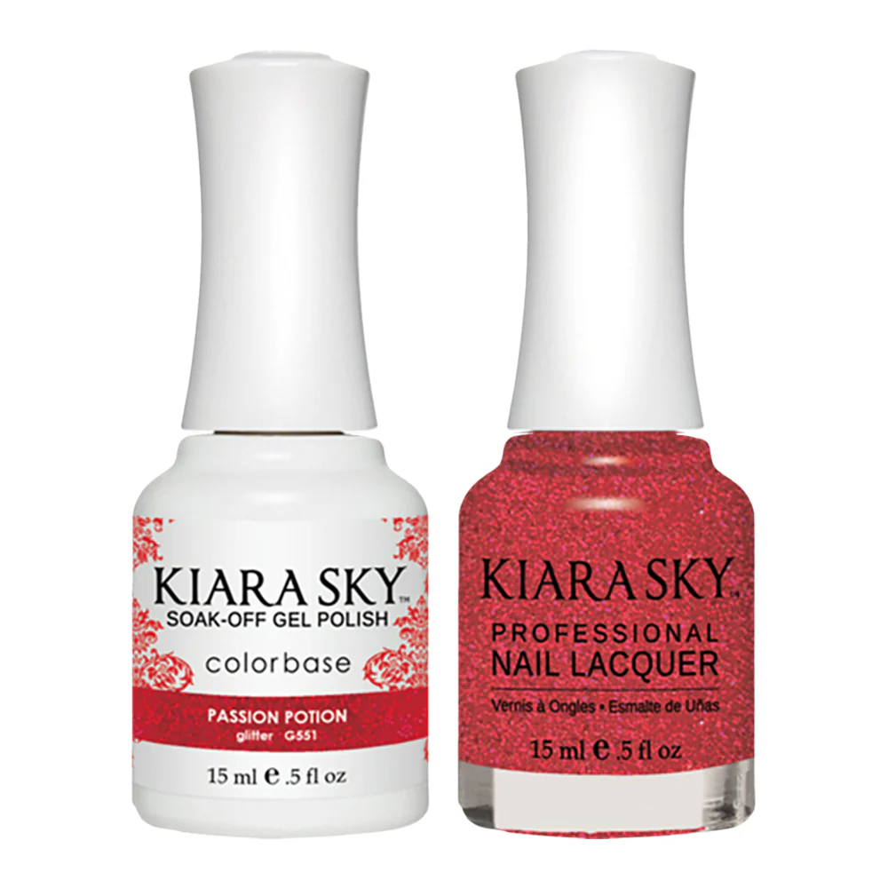KIARASKY Holiday Gift Bundle: 7 Gel & Lacquer, 1 Base Gel, 1 Top Gel - 541, 532, 544, 507, 505, 554, 551 - Image 7