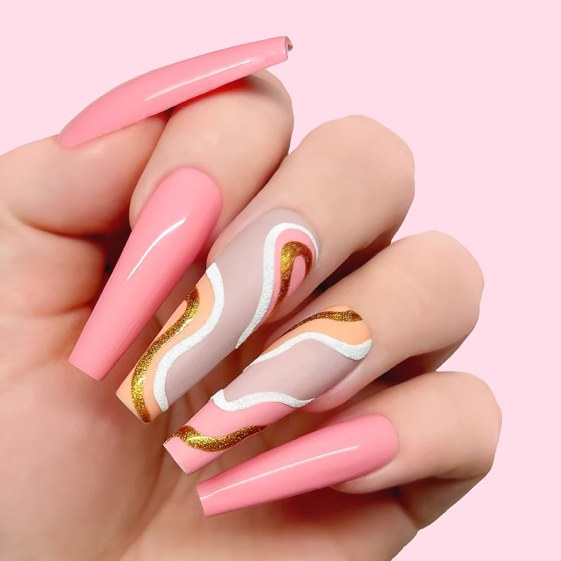 Kiara Sky Gel Polish - RSVPeach - Image 4